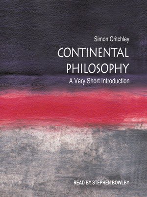 cover image of Continental Philosophy